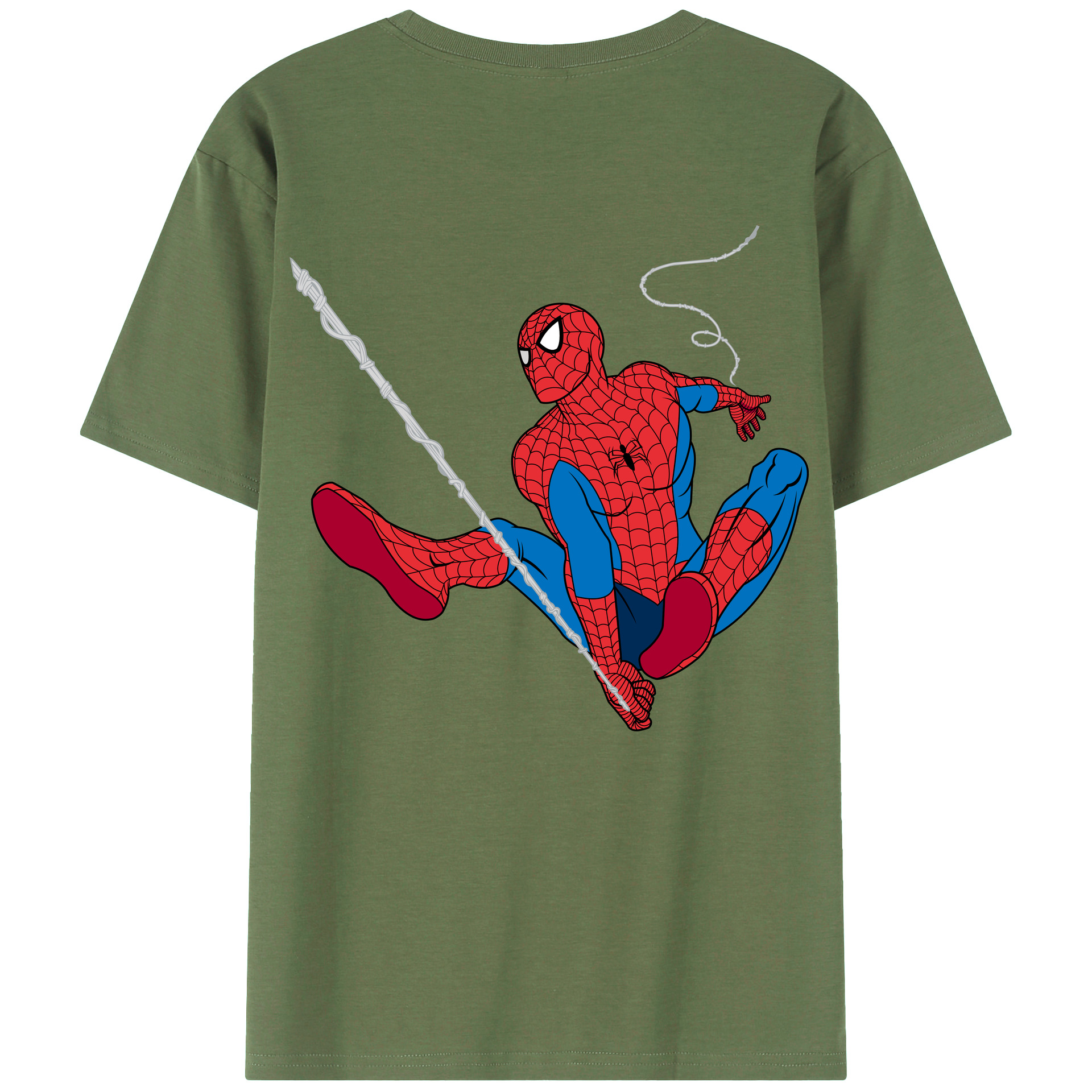 （画像用） アベンジャーズ The Avengers 綿100％ メンズ半袖Tシャツ（バックプリント） 通気性